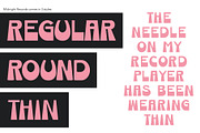 Midnight Records Display Font, a Font by Brethrendesignco (Thumbnail 2 of 5)