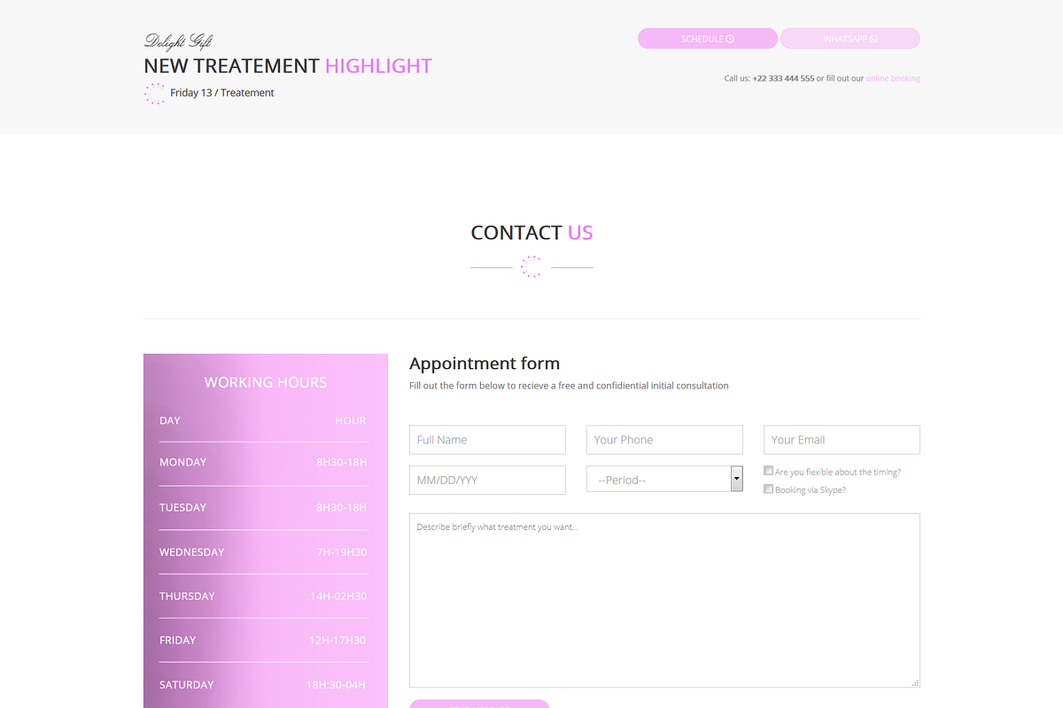 Delight - Balance of Body and Mind, a Landing Page Template by inSTUDIO43 (Photo 4 of 6)