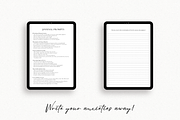 Anxiety Journal Printable, a Templates & Theme by The Chaos Project (Thumbnail 2 of 4)