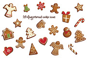 Gingerbread cookies big set, a Decorative Illustration by jenny lipets (Thumbnail 3 of 9)