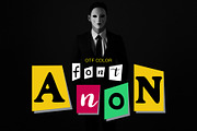 Anon - OTF color font, a Symbol Font by Kseniia Kuznetsova (Thumbnail 1 of 5)