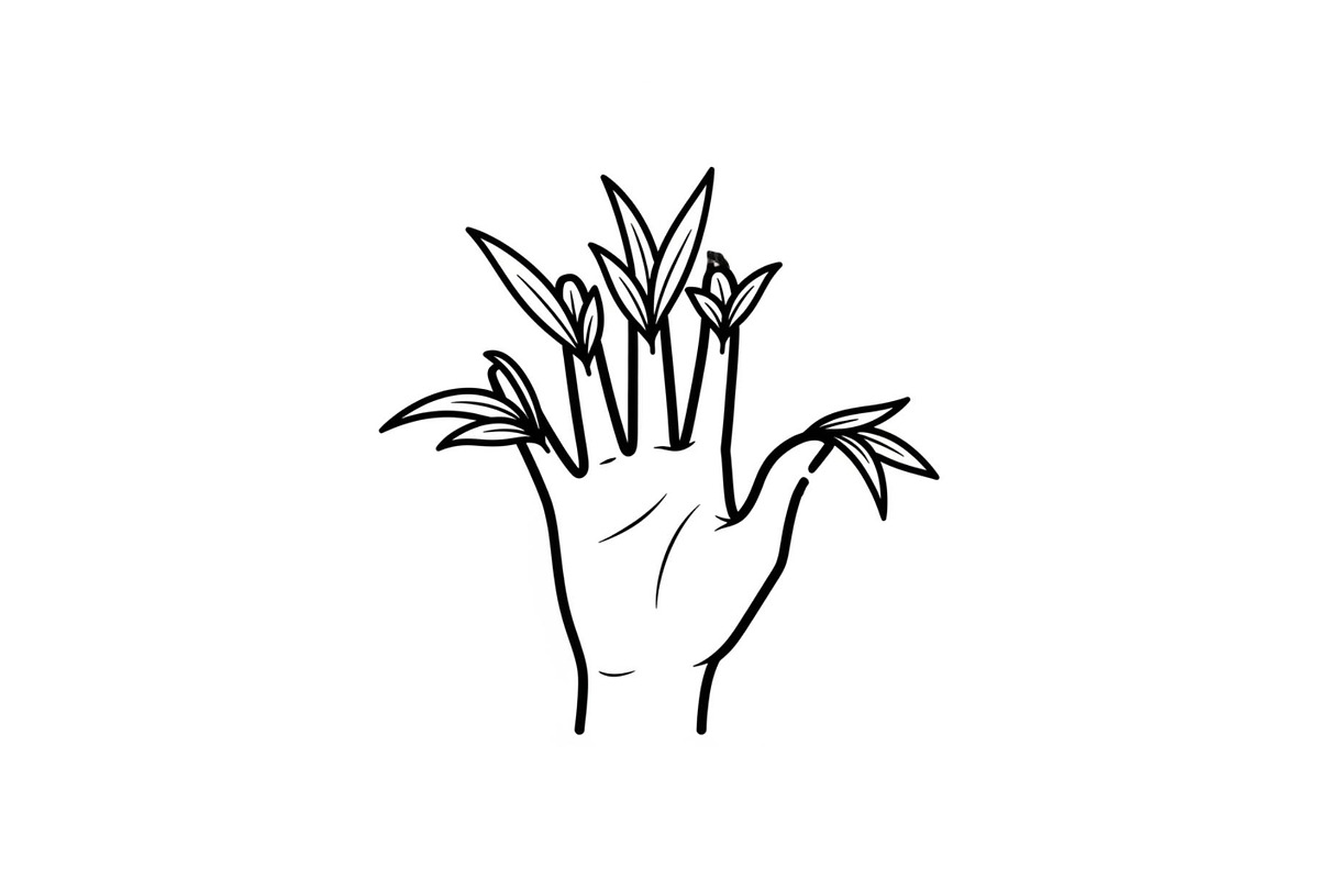 Hand Plant Growth Bundle, an Illustration by yasushie (Photo 31 of 31)