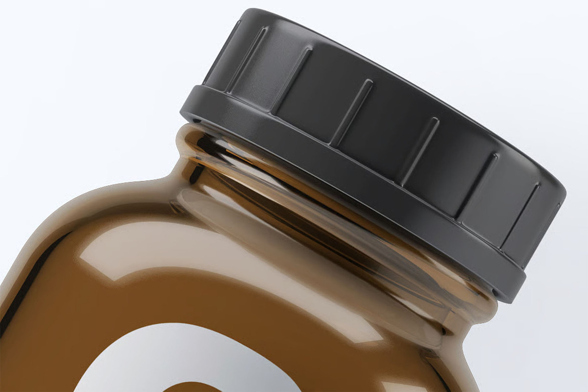 Pill Cosmetics Glass Bottle Mockup, an Advertising Mockup by Hubzway (Photo 7 of 9)