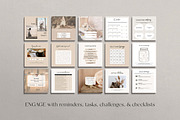 Life Coach Instagram Canva Templates, a Design Template by Miri Campbell (Thumbnail 7 of 18)