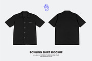 Bowling Shirt Mockup, a Shirt Mockup by DRGSTUDIO (Thumbnail 1 of 4)