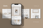 Vanilla Social Media Kit for Canva, a Social Media Template by SlideStation (Thumbnail 1 of 12)