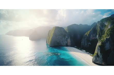 Maya Bay, phi phi island, a Nature Photo by Neirfy