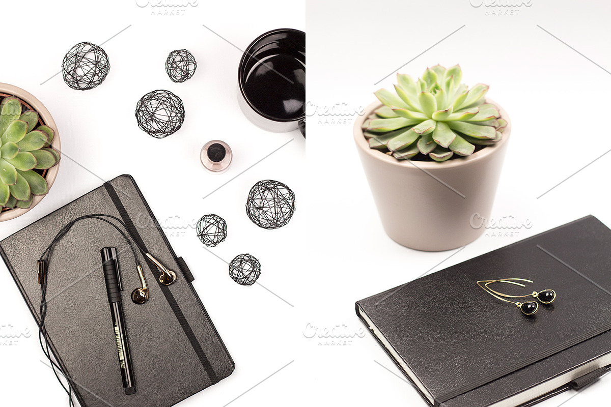 Black & White Stock Photo Bundle, a Books & Magazine Mockup by Kreanille Design (Photo 4 of 4)
