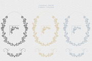 Elegant Rose Borders, a Decorative Illustration by AW Studios (Thumbnail 2 of 8)
