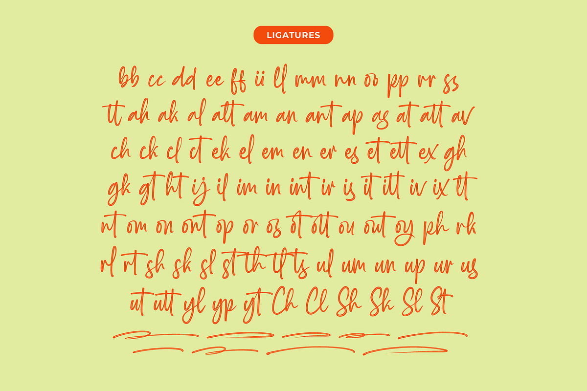 Milegants Dersonale Modern Brush, a Script Font by Letterena Studios Script (Photo 18 of 20)