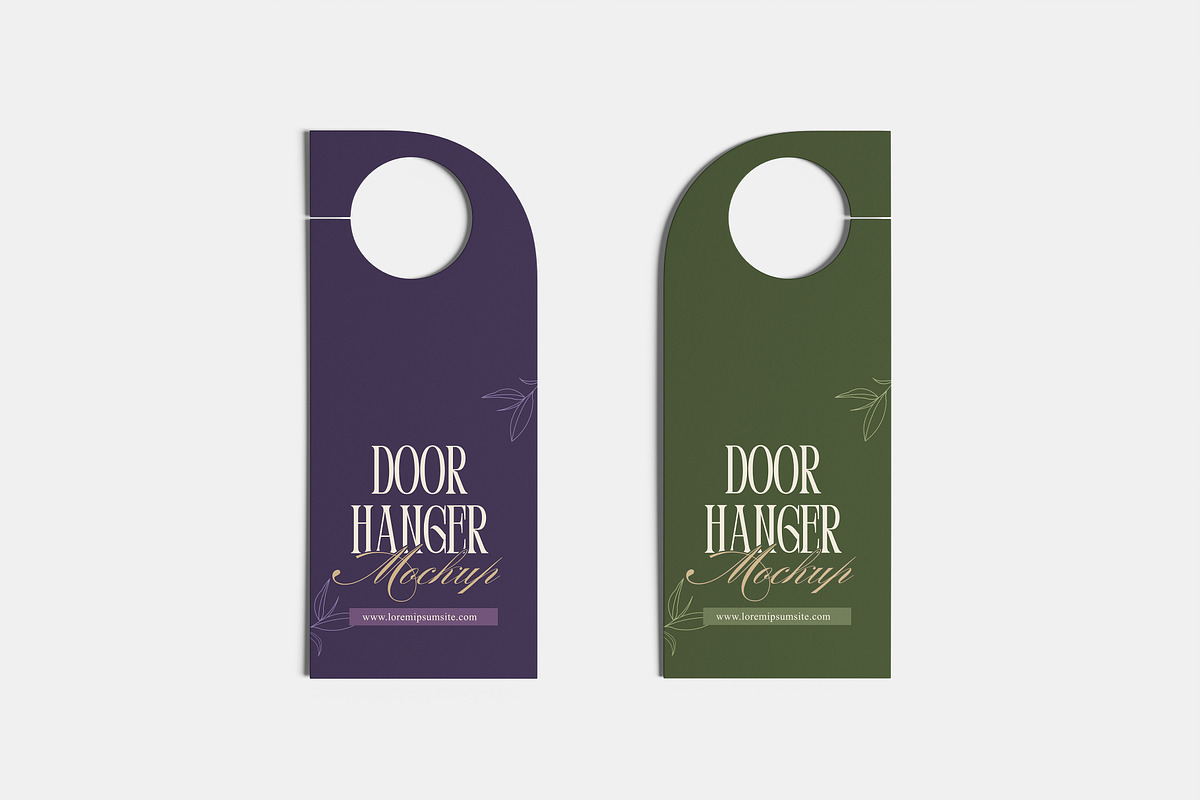 Door Hanger Mockup, a Packaging Mockup by Hazzpro_Std (Photo 3 of 5)