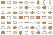 Label Frames Brush Set for Procreate, a Brush Add-On by AngelfishCreative (Thumbnail 4 of 6)