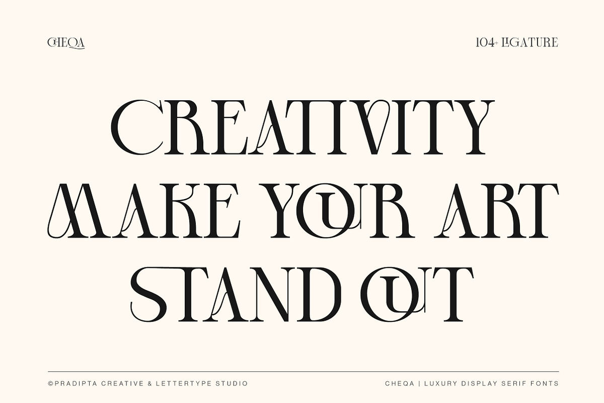 Cheqa a Luxury & Elegant Serif, a Serif Font by Lettertype Studio (Photo 15 of 15)