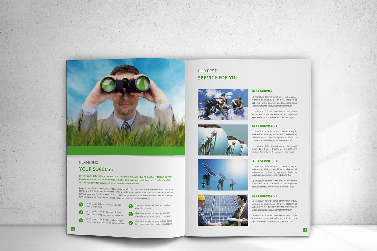 Renewable Energy Brochure, a Brochure Template by design_pick (Photo 8 of 16)