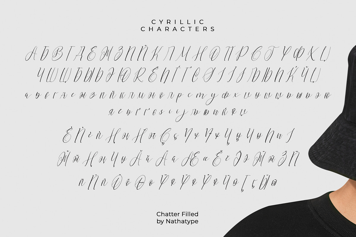 Chatter Filled, a Script Font by Nathatype (Photo 9 of 11)