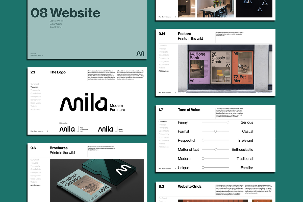 Complete | Brand Guidelines Template, a Presentation Template by Typefool's Shop (Photo 9 of 12)