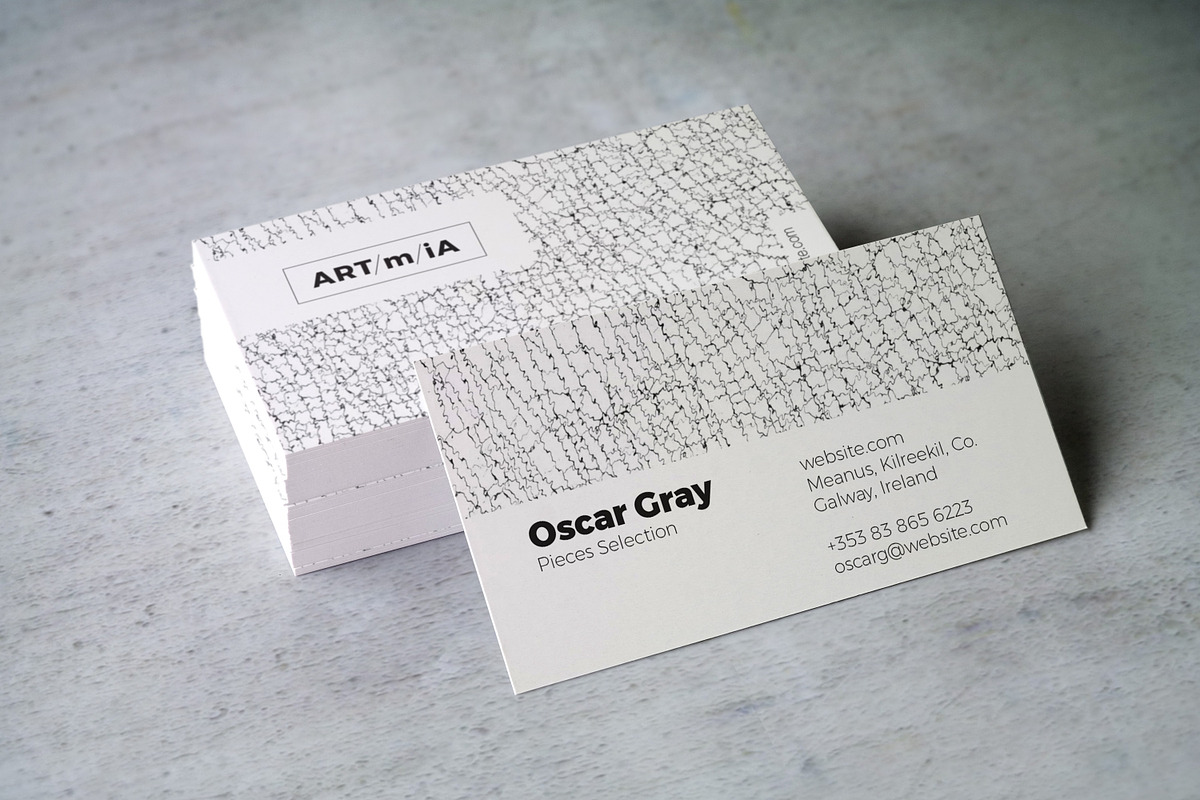 A R T E M I A Business Card, a Business Card Template by Black.dot™ (Photo 1 of 2)