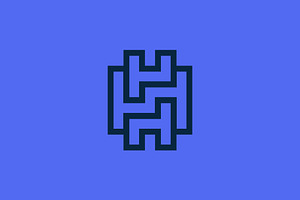 initial letter H or HH modern logo, a Branding & Logo Template by Rasagama Studio