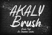 Akaly Brush Font, a Handwritten Font by Dm Studio (Thumbnail 1 of 8)