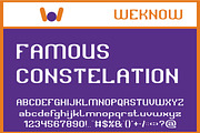 Counting Stars font, a Sans Serif Font by weknow (Thumbnail 3 of 8)