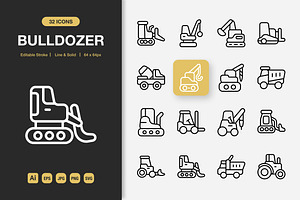 Bulldozer Icons
