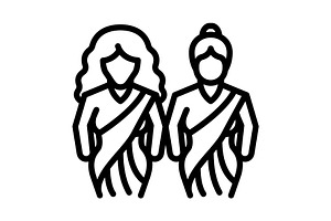 Moms mommy black icon, an Outline Icon by Creative priyanka
