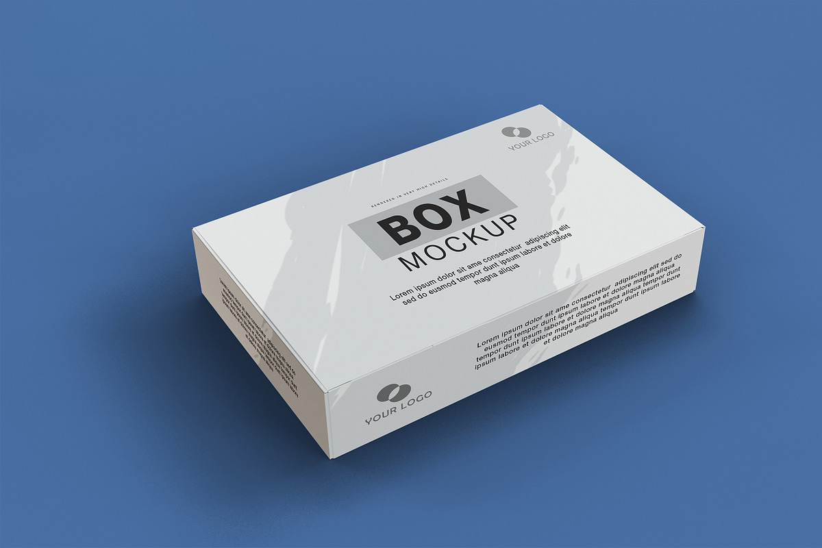 Rectangle box mockup design, a Packaging Mockup by Raihan Rahman (Photo 3 of 13)