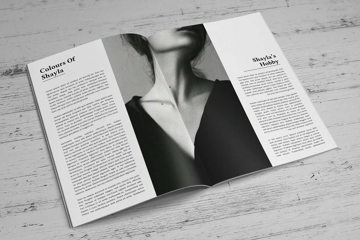 Magazine Indesign Template, a Magazine Template by SamiSimply7 (Photo 3 of 9)