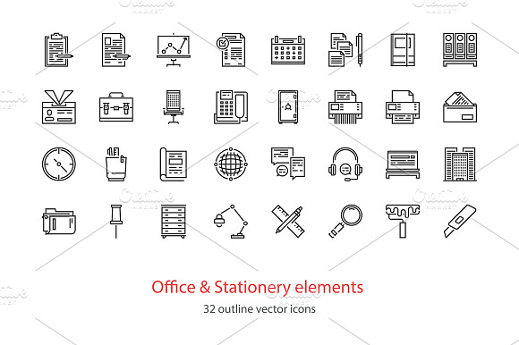 Office And Stationery Elements