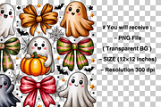 Coquette Halloween Png, Fall PNG, a Graphic by Clipart Bloom (Thumbnail 2 of 2)