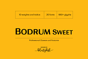Bodrum Sweet - 30% SAVE, a Sans Serif Font by BULENT YUKSEL (Thumbnail 1 of 12)