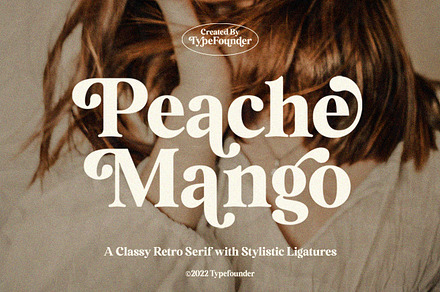 Peache Mango - Classy Retro Serif