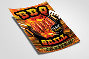 BBQ & Grill Party Flyers Template, a Flyer Template by Business Flyers (Thumbnail 2 of 3)