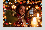 Christmas Bokeh Lights Overlays, a Texture Graphic by PhotoSpirit (Thumbnail 7 of 8)
