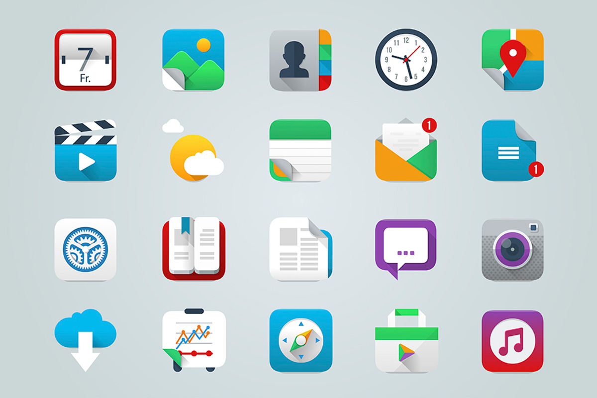 App & UI Icons IOS Style