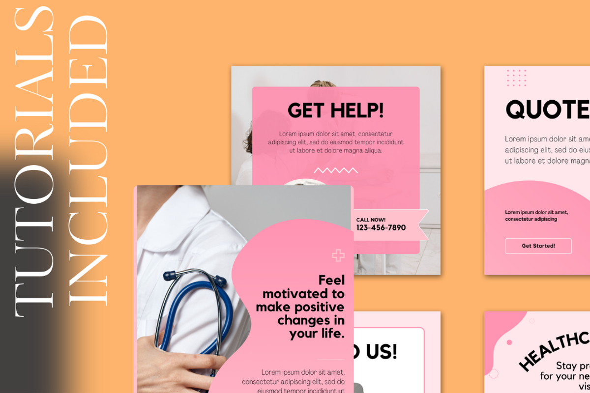 HEALTHCARE SOCIAL MEDIA TEMPLATE, a Social Media Template by Local Marketing Templates (Photo 5 of 10)