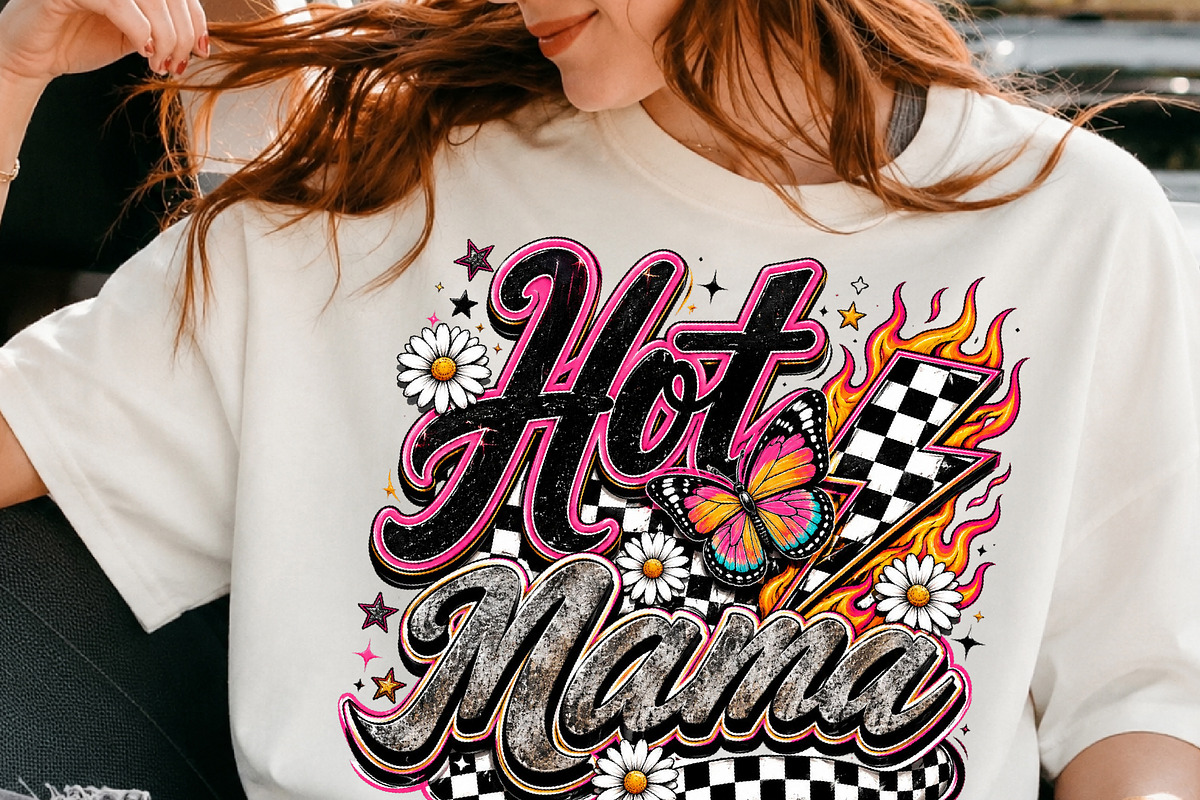 Hot Mama Butterfly PNG, an Object Illustration by DreamCafeArt (Photo 3 of 6)