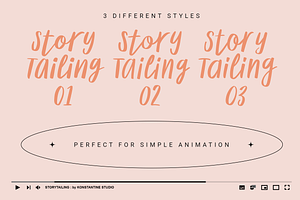 Story Tailing - Playful Script Fonts