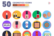 50 Cosmetics Icons, an Outline Icon by Dighital (Thumbnail 4 of 10)