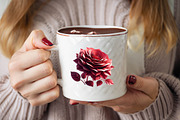 Garden Rose Paper Flower Sublimatio, an Illustration by SVGArt (Thumbnail 7 of 7)