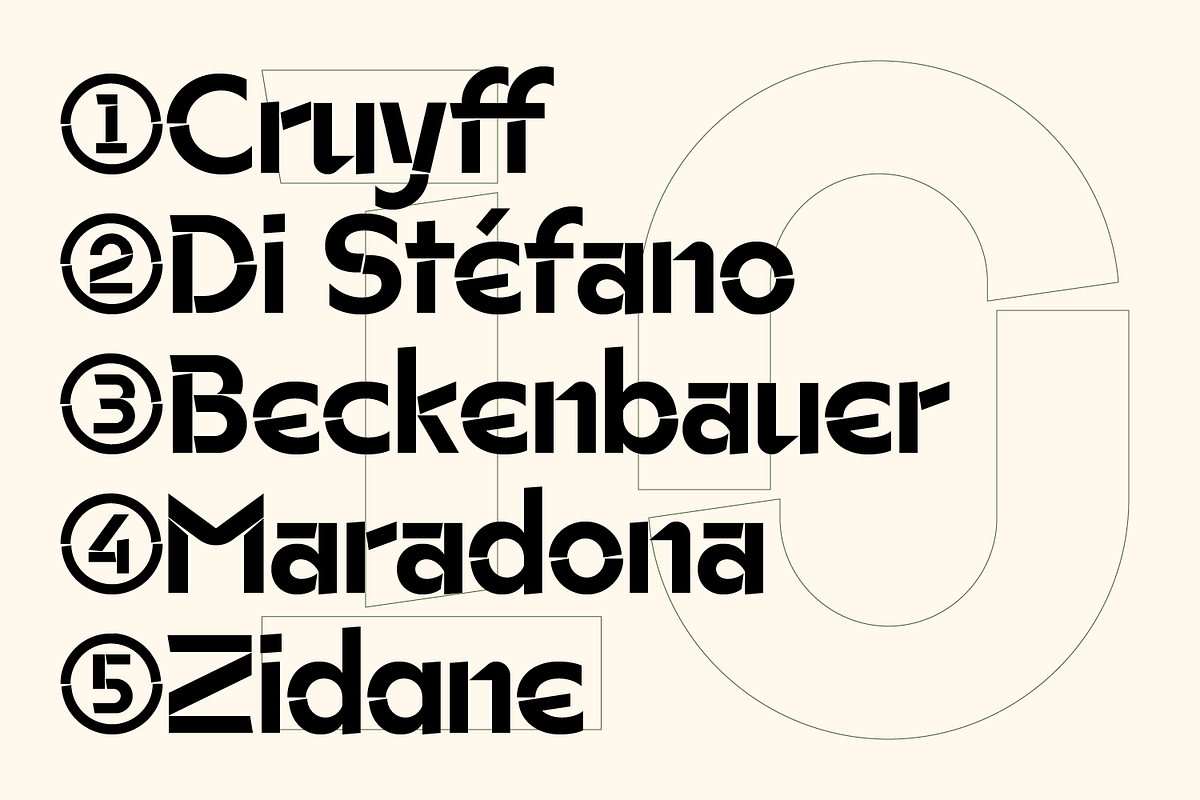 AO Exora - Experimental Stencil, a Sans Serif Font by OwunStudio (Photo 7 of 17)
