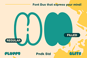 Fluffy Blitz - 2 Graffiti Bubble, a Sans Serif Font by Pandeka Studio (Thumbnail 5 of 9)