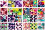 Flower power - seamless patterns, a Pattern Graphic by Art Sproot (Thumbnail 6 of 6)