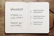 Quaderno Bianco Family, a Handwritten Font by Monofonts (Thumbnail 2 of 7)