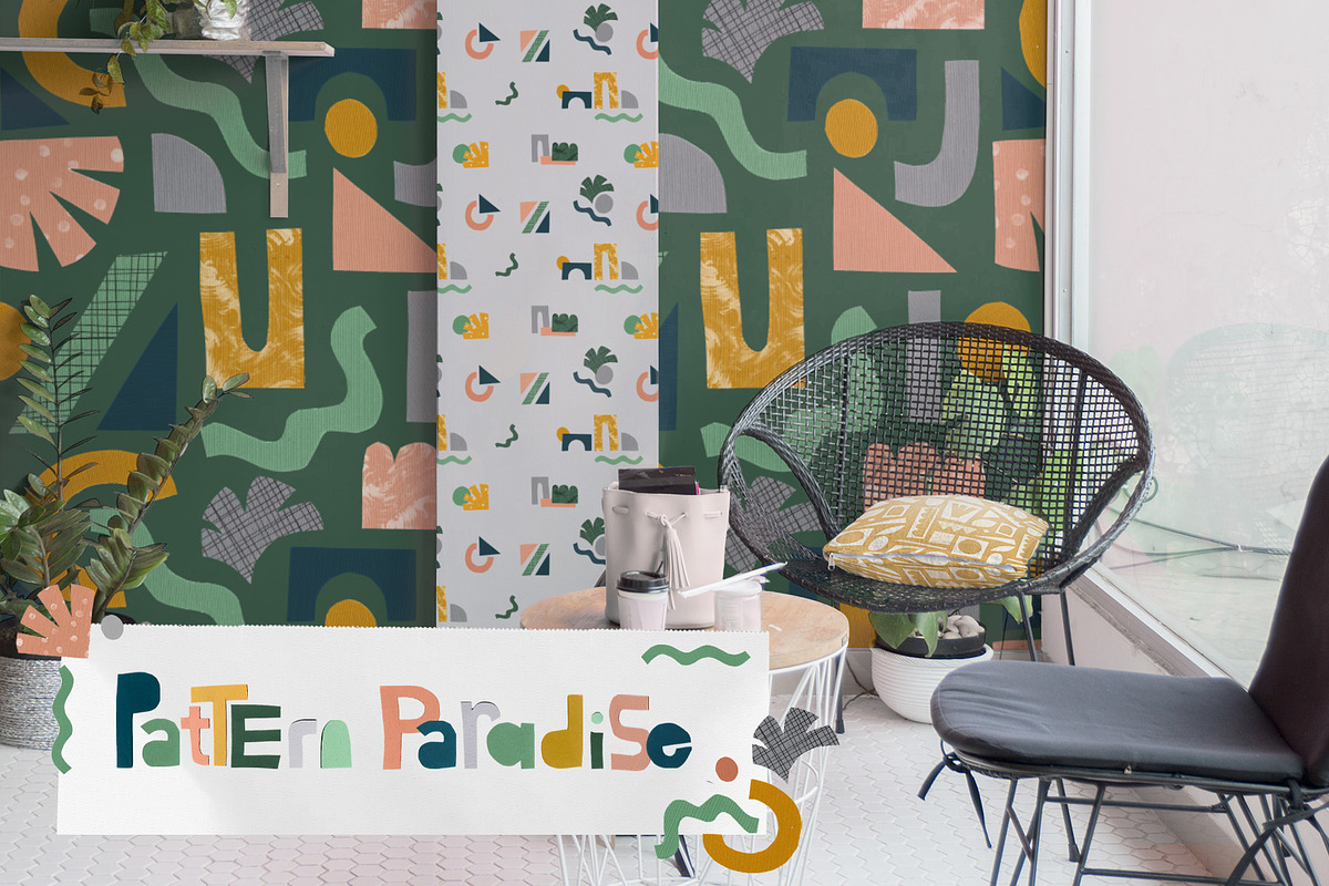 Cut Paper Pattern Bundle, a Pattern Graphic by Anugraha Design (Photo 6 of 8)