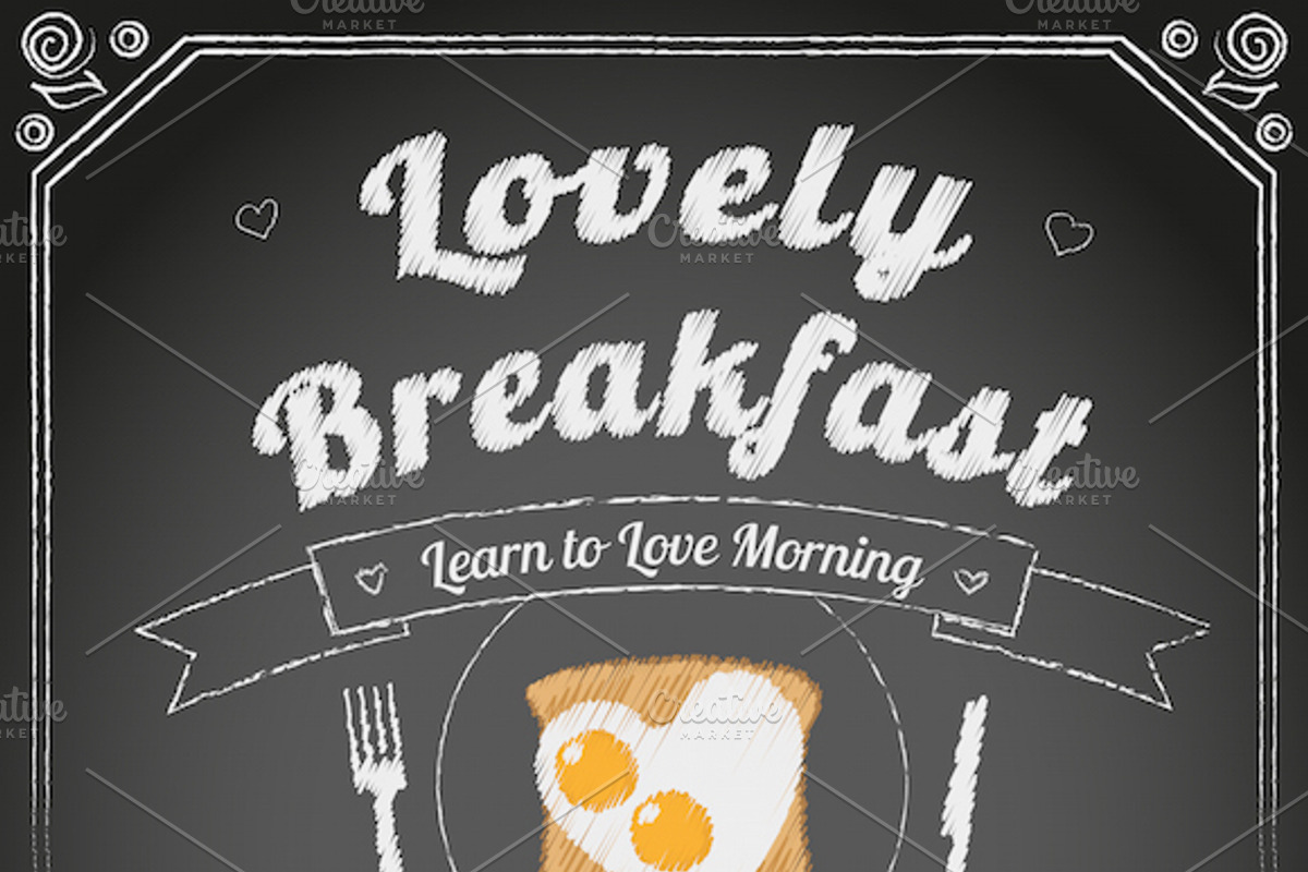 Two vector chalkboards, a Flyer Template by Julia Tim (Photo 4 of 5)