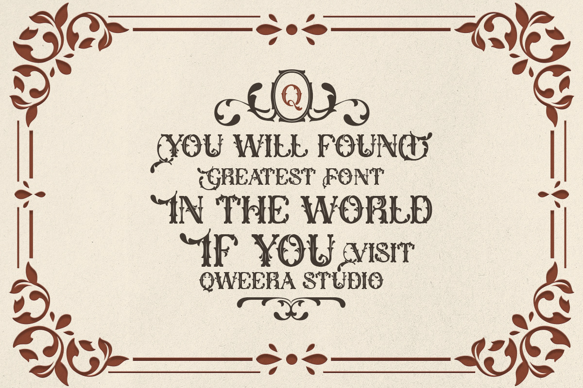 Royal Archduke - Victorian Vintage, a Serif Font by Qweera Studio (Photo 5 of 12)