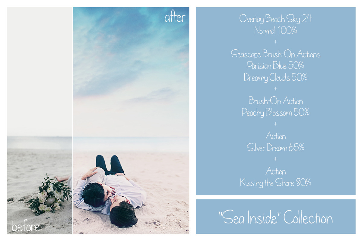 Sea Bundle - Pastel Dreamy Sea, an Action Add-On by LovePhotoMoment (Photo 7 of 20)