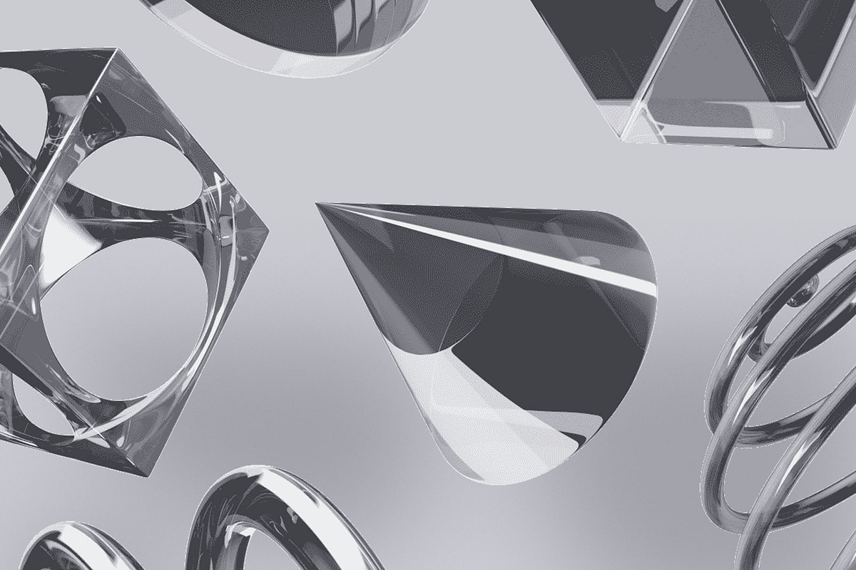 3D Geometric Meta Transparent Shapes, an Icon by neueworld (Photo 2 of 5)