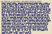 BECOME CRITICAL - BOLD RETRO FONT, a Serif Font by 177Studio (Thumbnail 6 of 8)